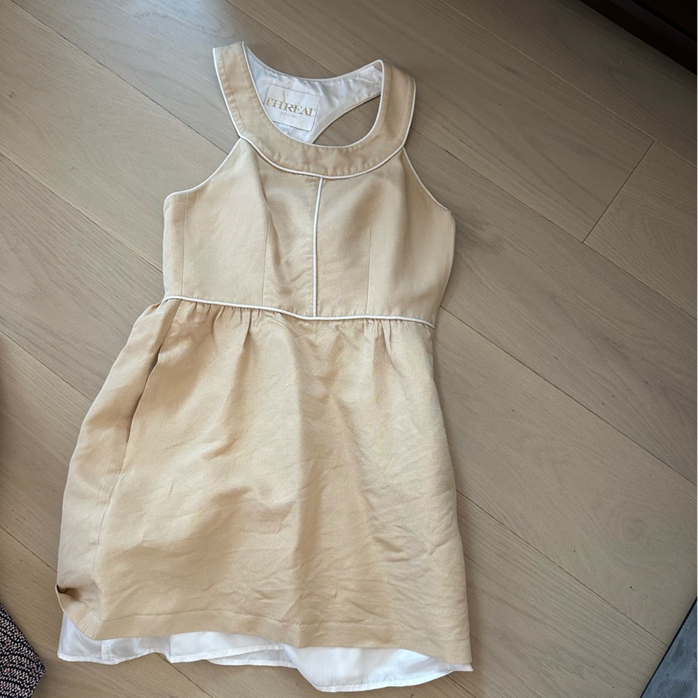 Thread Social Beige Midi Dress